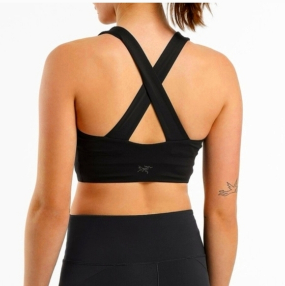 3 Arc'teryx Soria Crossback Bra Tank Top Bundle Revel Gold Black Vitality Blue - Picture 15 of 16